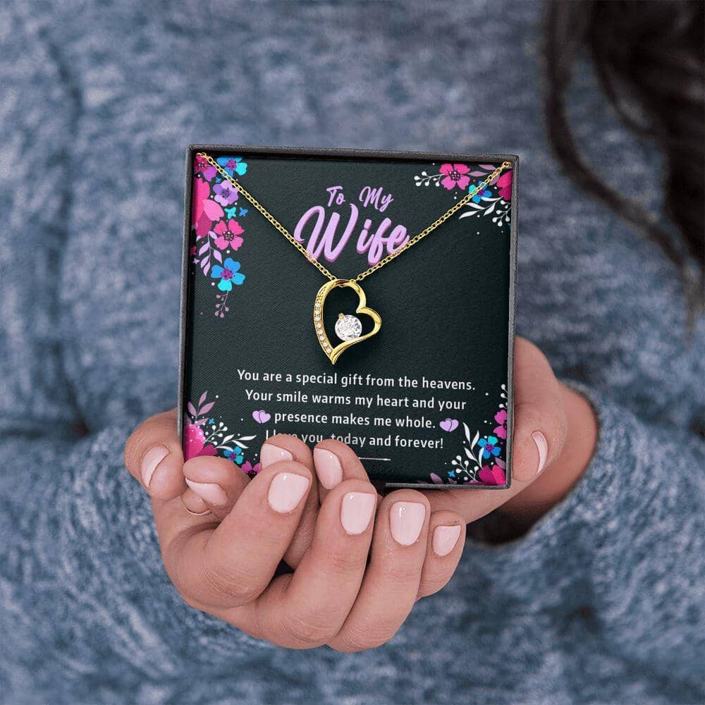 To My Wife - Gift From The Heavens - Eternal Love Necklace - Celeste Jewel