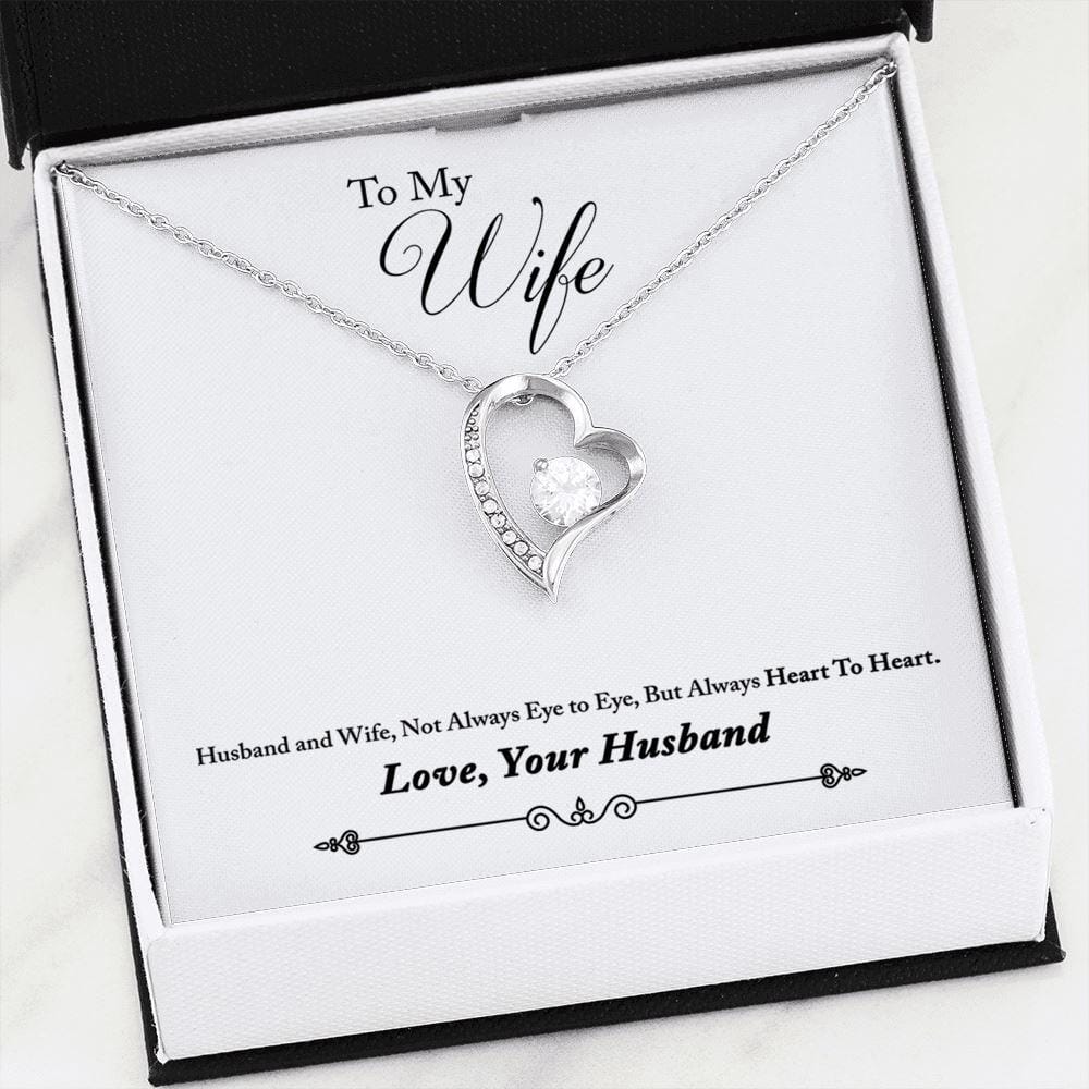 To My Wife - Heart To Heart - Eternal Love Necklace - Celeste Jewel
