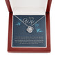 To My Wife - I Love The Way - Love Knot Necklace - Celeste Jewel