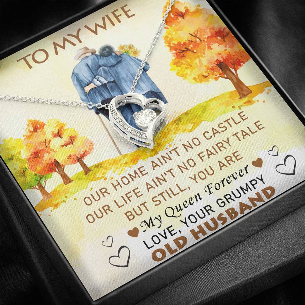 To My Wife - My Queen Forever - Eternal Love Necklace - Celeste Jewel