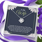 To My Wife - The First Day I Met You - Love Knot Necklace - Celeste Jewel
