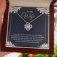 To My Wife - The First Day I Met You - Love Knot Necklace - Celeste Jewel