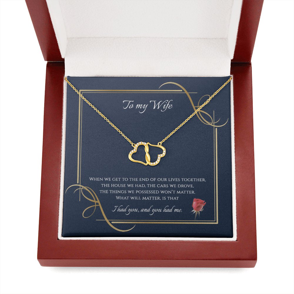 To My Wife - To The End - Everlasting Love Necklace - Celeste Jewel