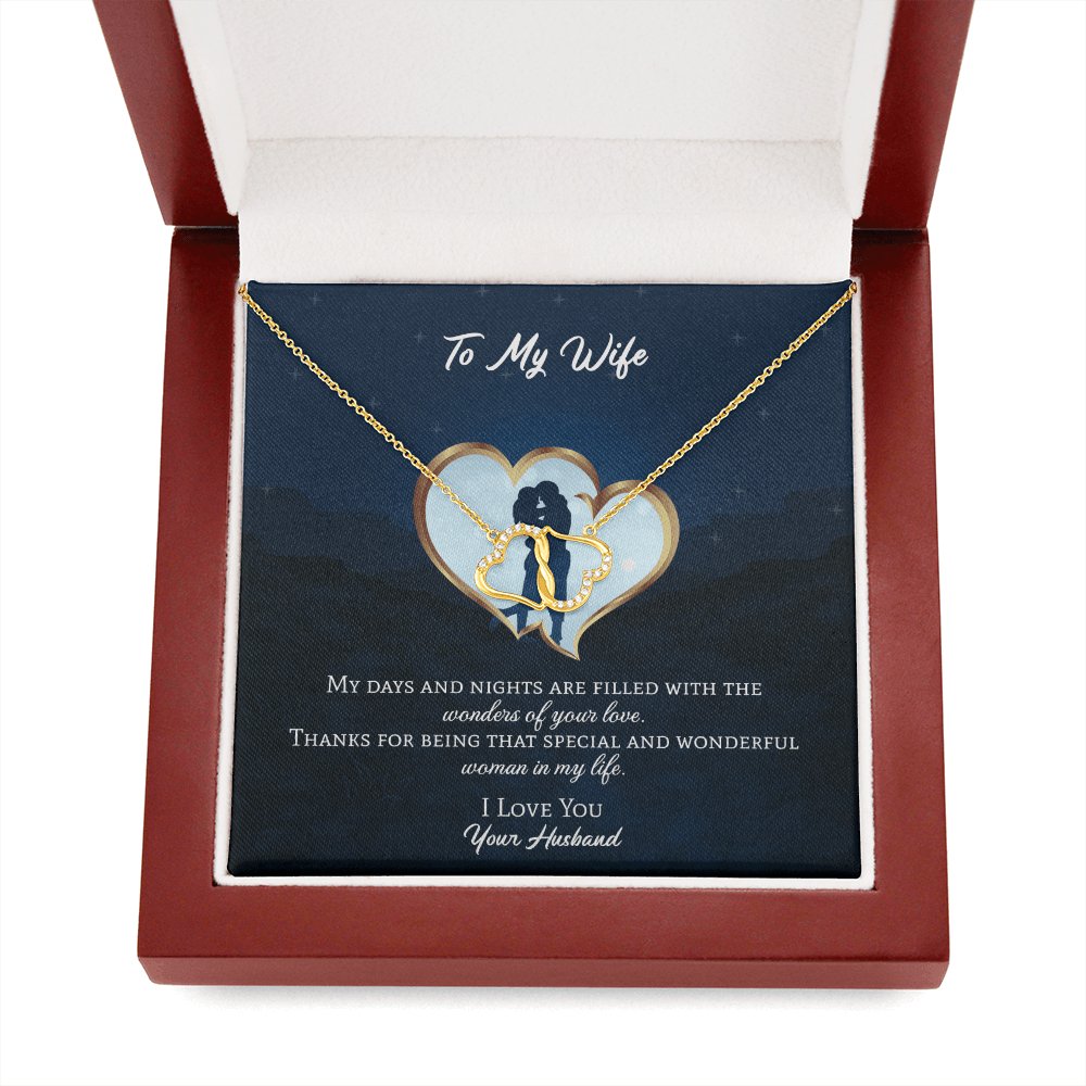 To My Wife - Wonders Of Your Love - Everlasting Love Necklace - Celeste Jewel