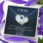 To My Wife - Wonders Of Your Love - Love Knot Necklace - Celeste Jewel