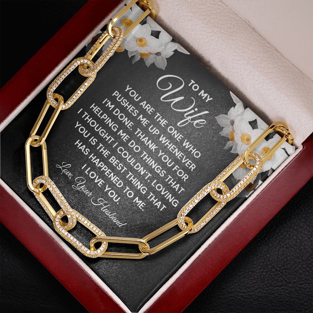 To My Wife - You Are The One - Forever Linked Necklace - Celeste Jewel