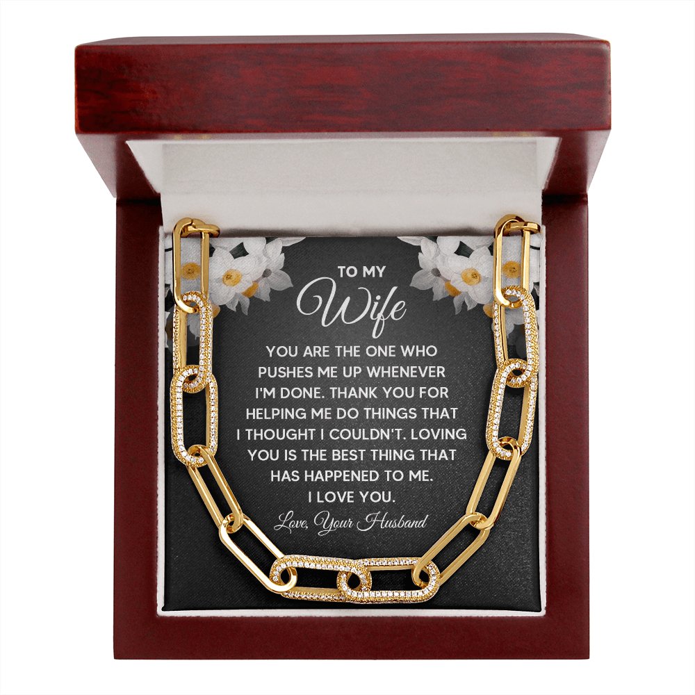 To My Wife - You Are The One - Forever Linked Necklace - Celeste Jewel