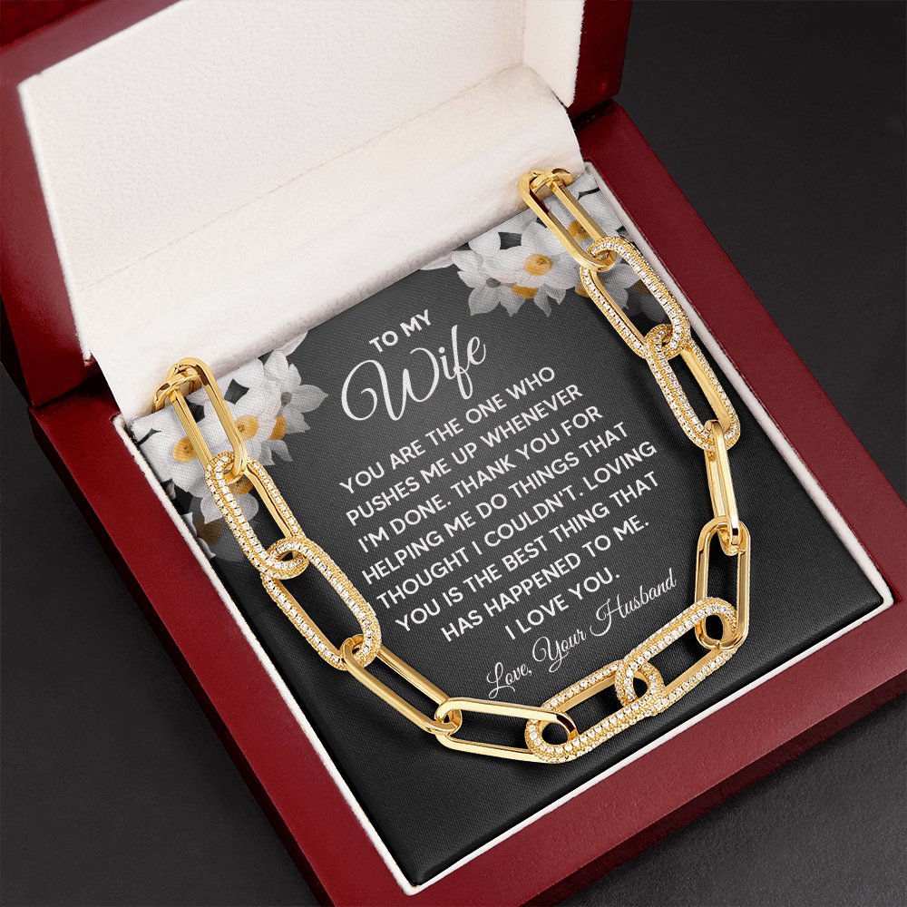 To My Wife - You Are The One - Forever Linked Necklace - Celeste Jewel