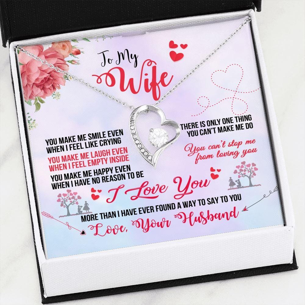 To My Wife - You Make Me - Eternal Love Necklace - Celeste Jewel