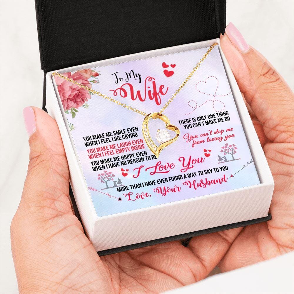 To My Wife - You Make Me - Eternal Love Necklace - Celeste Jewel