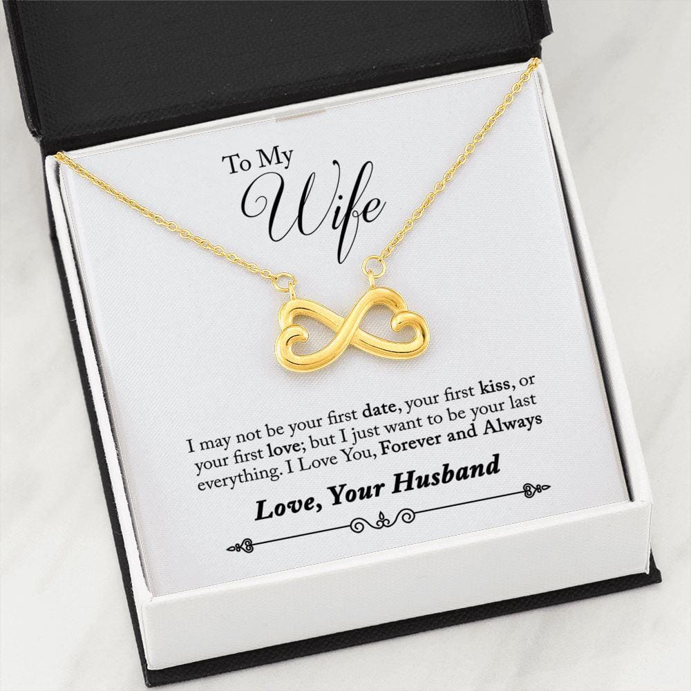 To My Wife - Your Last Everything (Clean Design) - Infinity Necklace - Celeste Jewel