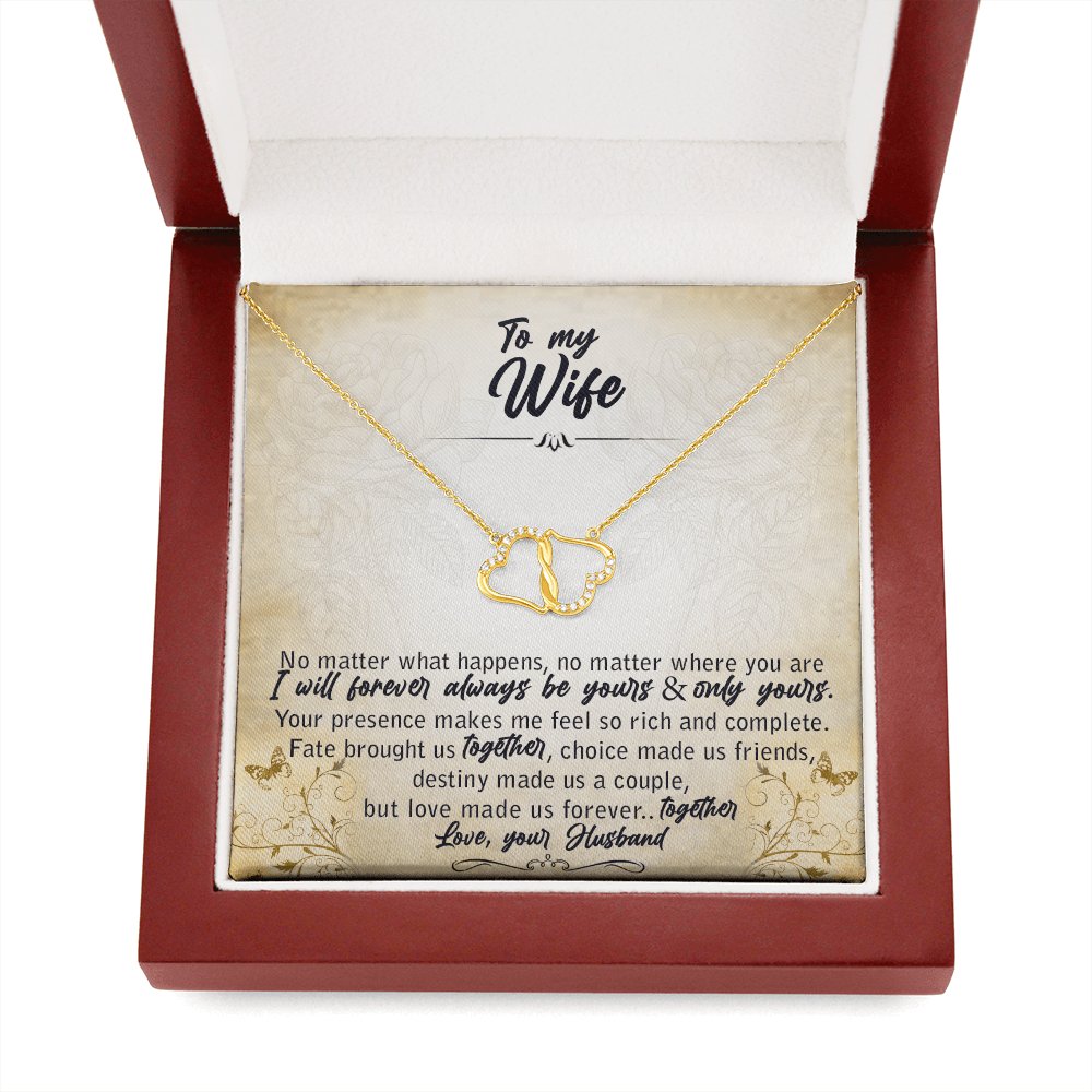 To My Wife - Yours & Only Yours - Everlasting Love Necklace - Celeste Jewel