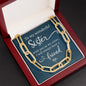 To My Wonderful Sister - Gift For Sister - Forever Linked Necklace - Celeste Jewel