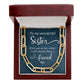 To My Wonderful Sister - Gift For Sister - Forever Linked Necklace - Celeste Jewel