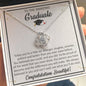 To The Amazing Graduate - You Believed You Could - Love Knot Necklace - Celeste Jewel