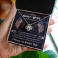 To The Best Army Wife - Gift For Veteran Wife - Love Knot Necklace - Celeste Jewel