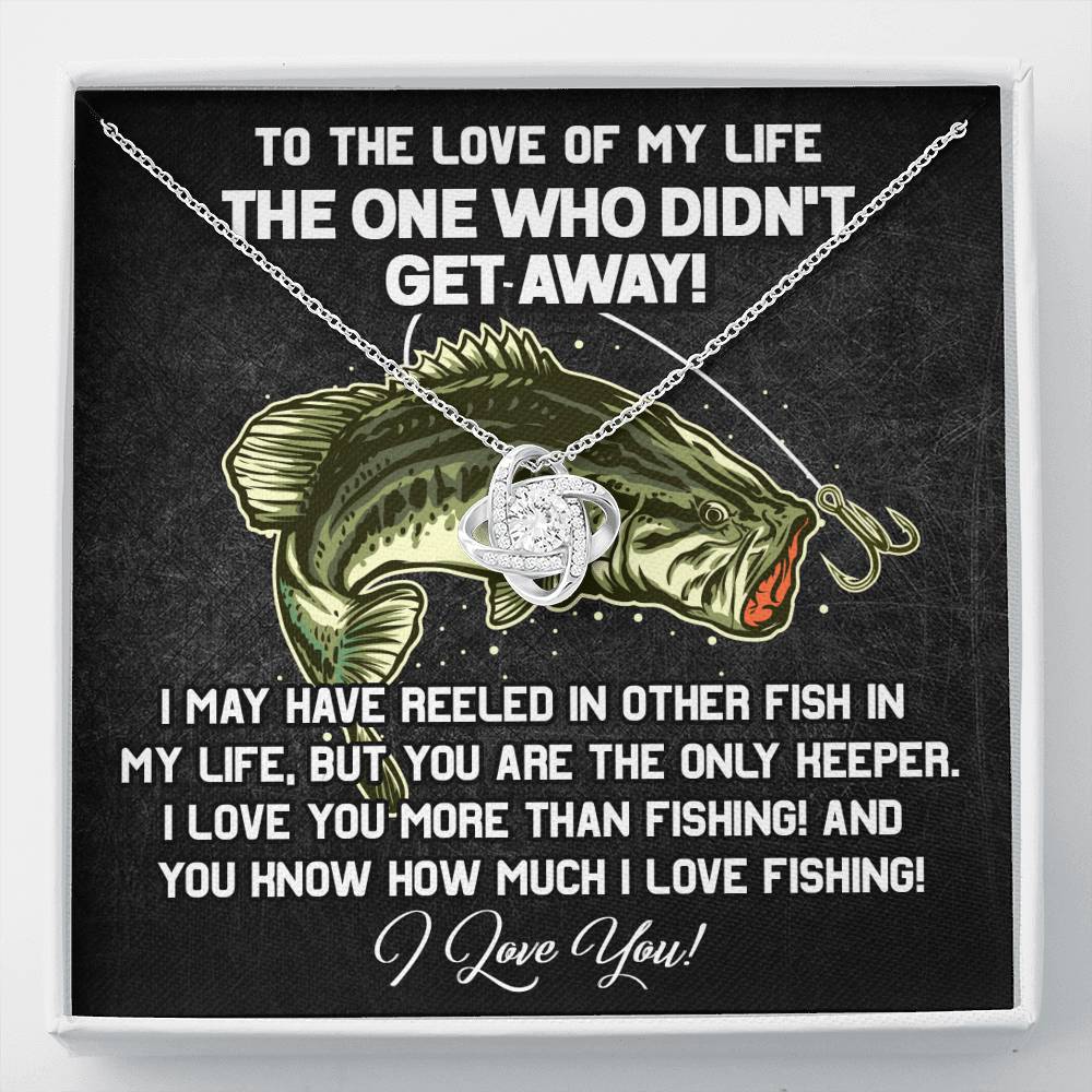 To The One Who Didn't Get Away - Love Knot Necklace (Etsy) - Celeste Jewel