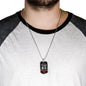 Trucker Dad - Luxury Dog Tag Necklace - Celeste Jewel