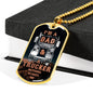Trucker Dad - Luxury Dog Tag Necklace - Celeste Jewel
