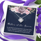 Wedding Day Gift For Mother Of The Groom - Love Knot Necklace - Celeste Jewel