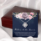 Wedding Day Gift For Mother Of The Groom - Love Knot Necklace - Celeste Jewel