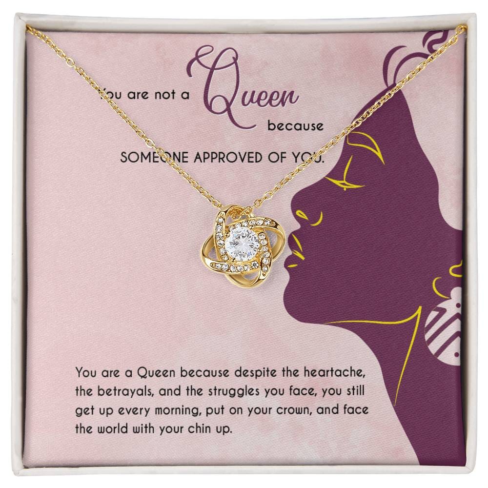 You Are A Queen - Romantic Gift - Love Knot Necklace - Celeste Jewel