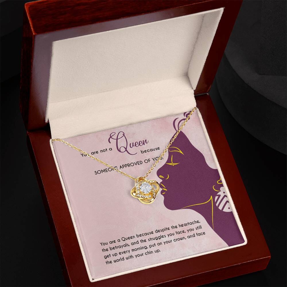 You Are A Queen - Romantic Gift - Love Knot Necklace - Celeste Jewel