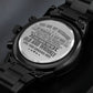 You Are My Husband - Old And Wrinkly - Black Chronograph Watch - Celeste Jewel