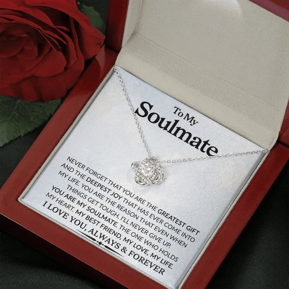 You Are My Soulmate - Love Knot Necklace - Celeste Jewel