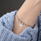 You Are Strong - Infinity Bracelet With Initial Charms - Celeste Jewel